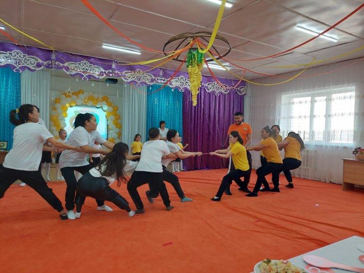 Ата -аналар мен "күзгі спартакиада" "Ботақан" мектепалды даярлық тобы"