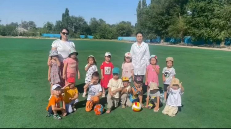 "Эстафета күні" "Қайрат" стадионына экскурсия.