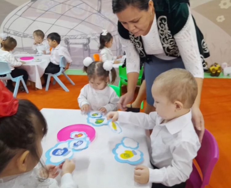 "Ақерке"кіші топ. "Ұлттық ою-өрнектер"