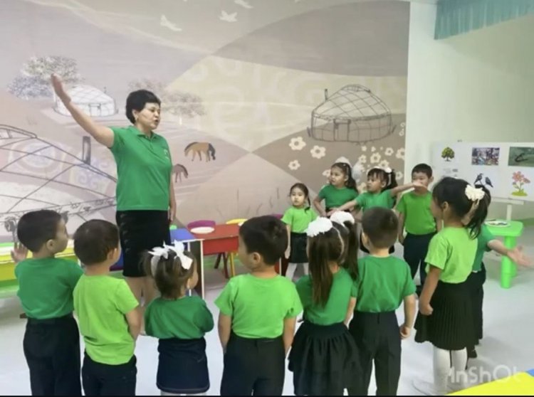 "Табиғатты аялайық" ұйымдастырылған іс-әрекет. "Арайлым" ортаңғы топ