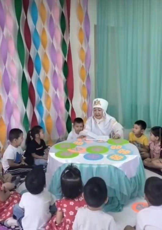 "Түлкі,кене және тасбақа" ертегісі. "Арайлым" ортаңғы топ